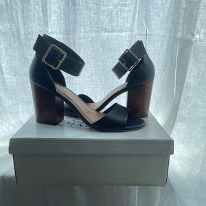 Steve Madden Estoria Heeled Sandals Black